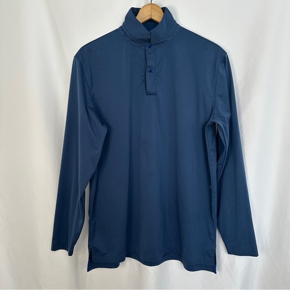 Peter Millar Other - Peter Millar Polo Shirt Long Sleeve Mens XL Navy Performance Preppy Golf Polo